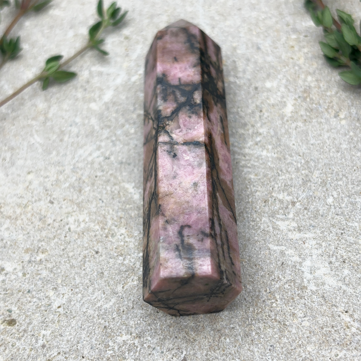 Rhodochrosite Tower Crystal